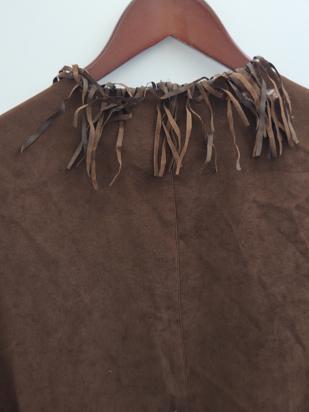 Norton McNaughton Woman Brown Fringe Suede Jacket - Picture 8 of 8